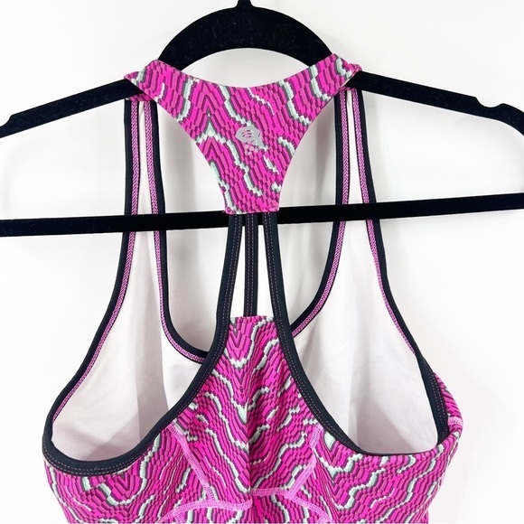 ✅ Mountain Hardwear Mighty Tank Top MEDIUM multicolor Shelf Bra Workout Running - Picture 3 of 4